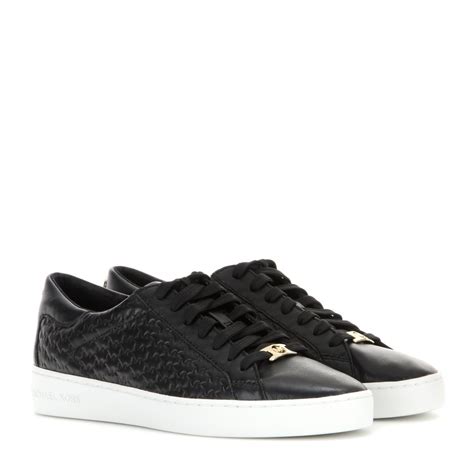 michael kors sneakers black patterned|Michael Kors black sneakers women's.